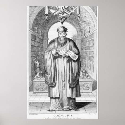 Kong-Fu-Tse of Confucius Poster (Voorkant)