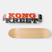 KONG KREET OFFICIEEL 7 3/4" Skateboard Deck (Horizontaal)