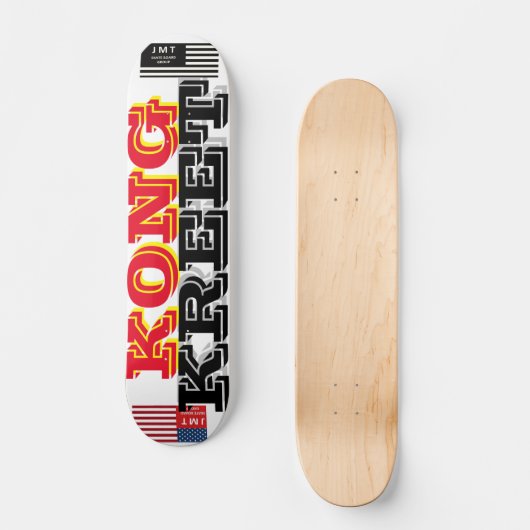KONG KREET OFFICIEEL 7 3/4" Skateboard Deck (Voorkant)
