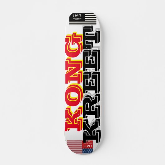KONG KREET OFFICIEEL 7 3/4" Skateboard Deck (Voorkant)