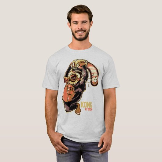 Kongaanval! T-shirt (Voorkant volledig)