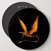 Kongamato Cryptid Creature Ronde Button 6,0 Cm (Voorkant /achterkant)