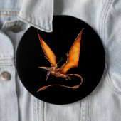 Kongamato Cryptid Creature Ronde Button 6,0 Cm (In situ)