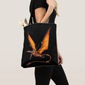 Kongamato Cryptid Creature Tote Bag (Dichtbij)
