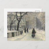 Kongens Nytorv Kopenhagen in de winter | Paul Fisc Briefkaart (Voorkant / Achterkant)
