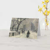 Kongens Nytorv Kopenhagen in de winter | Paul Fisc Kaart (Gele Bloem)