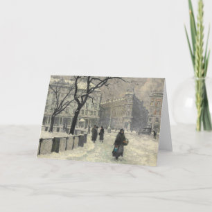 Kongens Nytorv Kopenhagen in de winter Paul Fisc Kaart