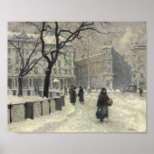 Kongens Nytorv Kopenhagen in de winter | Paul Fisc Poster (Voorkant)