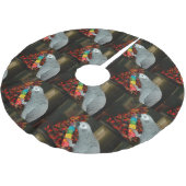 Kongo Afrikaanse grijze papegaai kerstboom Kerstboom Rok (Gekanteld)