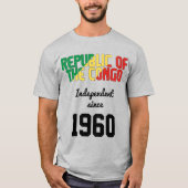 Kongo Flag Independence Celebration T-shirt (Voorkant)