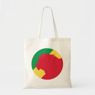 Kongo Leeuw Congolese nationale dierenvlag Tote Bag
