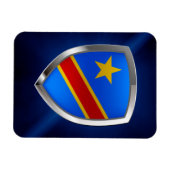 Kongo Mettalisch Embleem Magneet (Horizontaal)