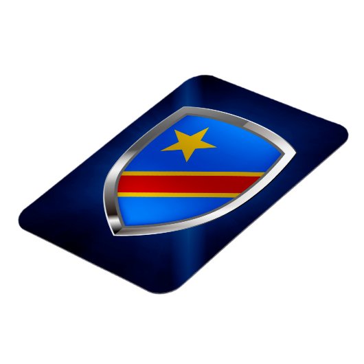 Kongo Mettalisch Embleem Magneet (Linkerzijde)