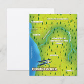 Kongo Prachtige  kaart (Voorkant / Achterkant)