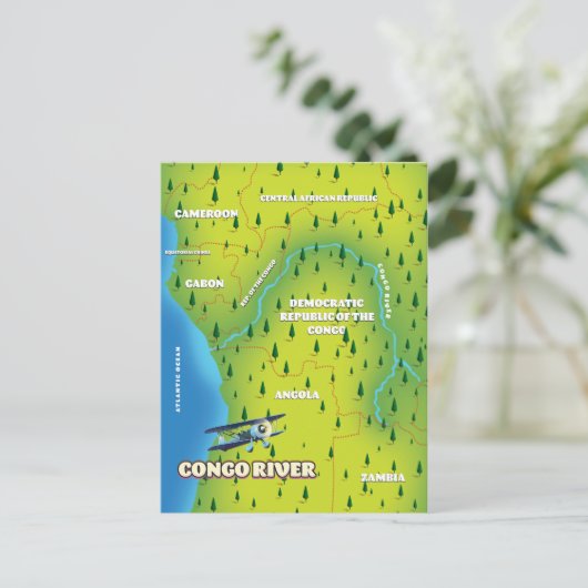 Kongo Prachtige kaart (Staand voorkant)