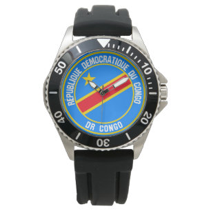 Kongo-ronde Embleem Horloge