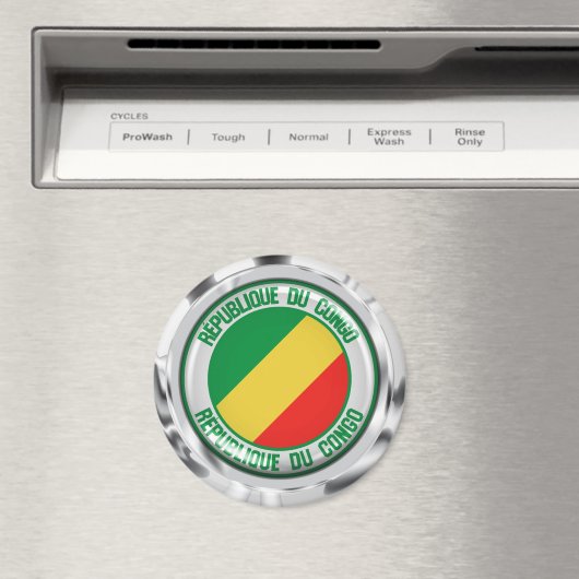 Kongo-ronde Embleem Magneet (Insitu (Vaatwasser))