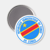 Kongo-ronde Embleem Magneet (Voorkant / Achterkant)