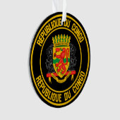 Kongo-ronde Embleem Ornament (voorkant)