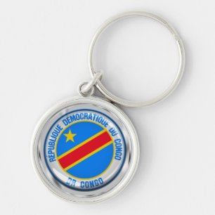 Kongo-ronde Embleem Sleutelhanger