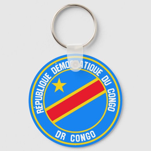Kongo-ronde Embleem Sleutelhanger (Voorkant)