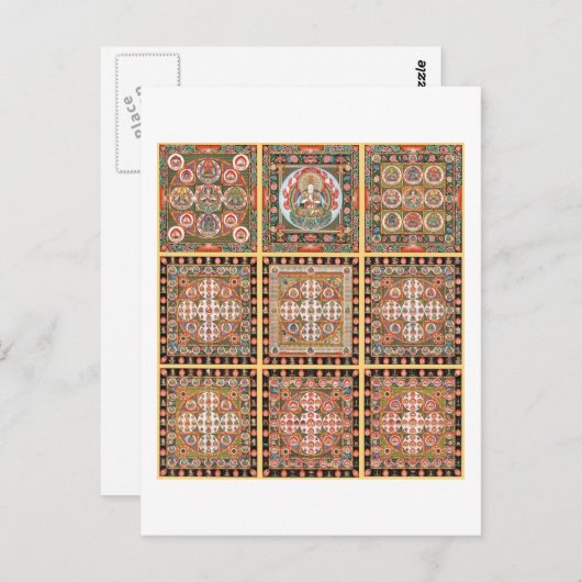 Kongokai Mandala Briefkaart (Voorkant / Achterkant)