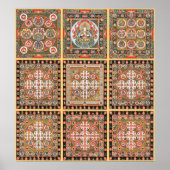 Kongokai Mandala Poster (Voorkant)