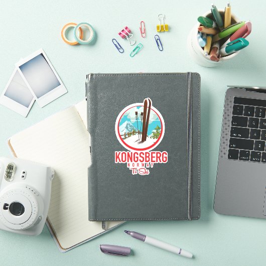 Kongsberg Noorwegen Ski logo Sticker (iPad Cover)