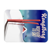 Kongsberg noorwegen skiposter. magneet (Horizontaal)