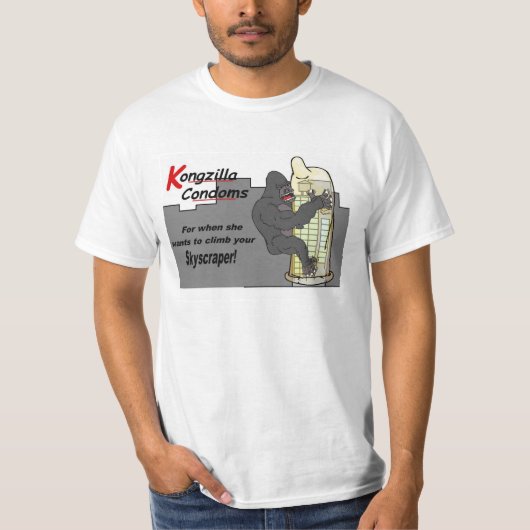 Kongzilla Condoms T-shirt (Voorkant)