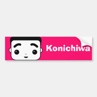 Konichiwa Bumpersticker