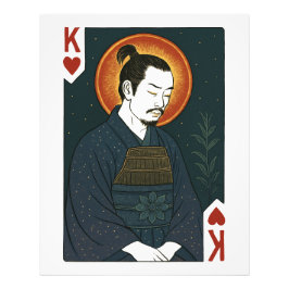 König der Herzen – Der Samurai Foto Afdruk