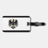 Königreich Preussen Nationalfahne Bagagelabel (Achterkant horizontaal)