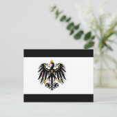 Königreich Preussen Nationalfahne Briefkaart (Staand voorkant)