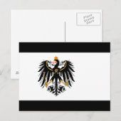 Königreich Preussen Nationalfahne Briefkaart (Voorkant / Achterkant)