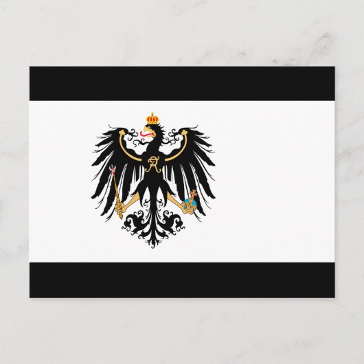 Königreich Preussen Nationalfahne Briefkaart (Voorkant)