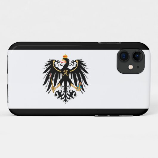 Königreich Preussen Nationalfahne Case-Mate iPhone Case (Achterkant (horizontaal))