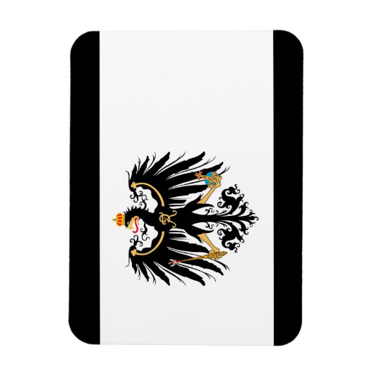 Königreich Preussen Nationalfahne Magneet (Verticaal)