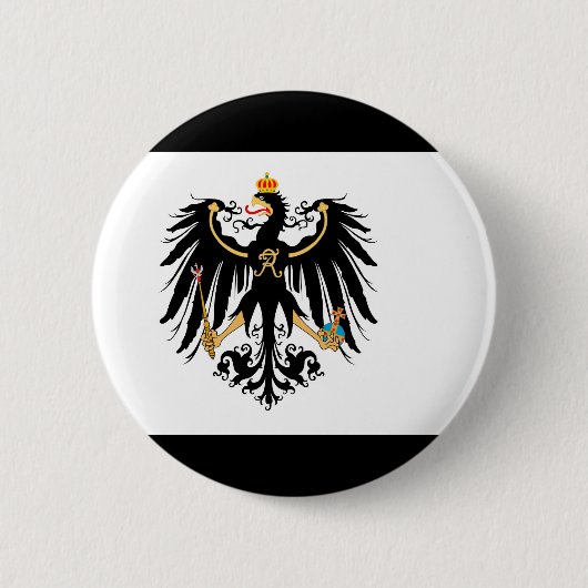 Königreich Preussen Nationalfahne Ronde Button 5,7 Cm (Voorkant)