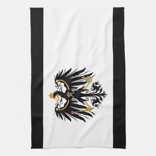 Königreich Preussen Nationalfahne Theedoek (Verticaal)