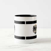 Königreich Preussen Nationalfahne Tweekleurige Koffiemok (Center)