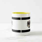 Königreich Preussen Nationalfahne Tweekleurige Koffiemok (Center)