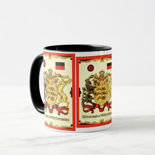 Königreich Württemberg ~  wapenstilstand Mok (Voorkant links)