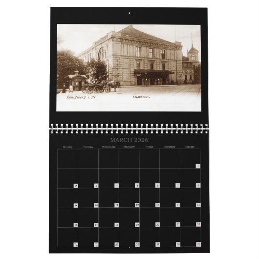 Königsberg – Historical perspectives calendar Kalender (Mar 2026)