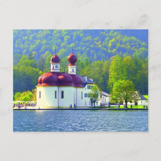 Königsee St. Bartholomä Briefkaart (Voorkant)