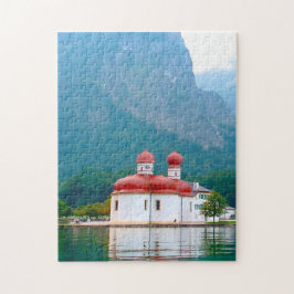 Königsee St Bartholomea Duitsland. Legpuzzel