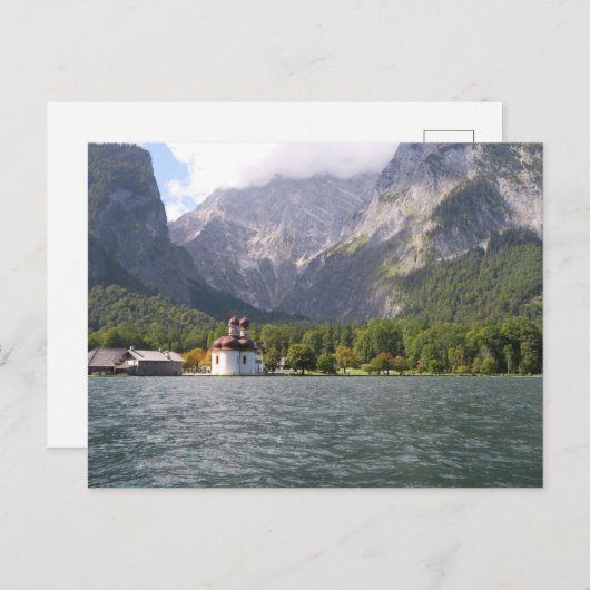 Königssee Bavarian Alps Briefkaart (Voorkant / Achterkant)