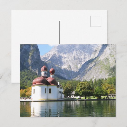 Königssee Bavarian Alps Briefkaart (Voorkant / Achterkant)