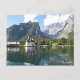 Königssee Bavarian Alps Briefkaart