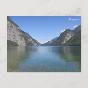 Königssee Bavarian Alps Briefkaart